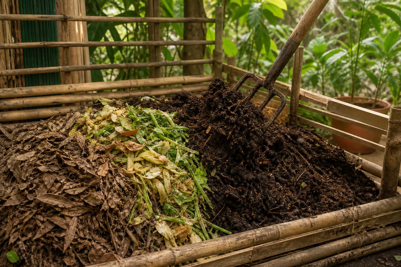 Cover for Composting Kitchen and Garden Scraps: A Practical Start